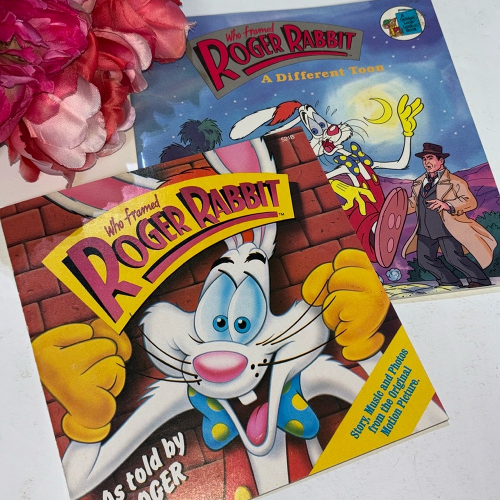 Roger Rabbit books Who Framed Roger Rabbit A different Toon Book vintage